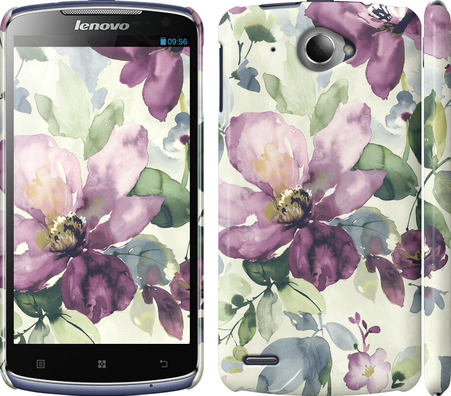 

Чехол Цветы акварелью для Lenovo S920 296524