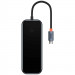 Перехідник Baseus Hub AcmeJoy 5-Port Type-C (HDMI*1+USB3.0*2+USB2.0*1+Type-C PD&Data*1) (WKJZ) (Dark Gray)