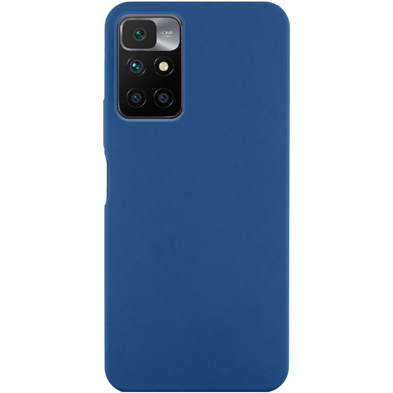 Чехол Silicone Cover Lakshmi (AA) для Xiaomi Redmi 10 (Синий / Navy Blue)