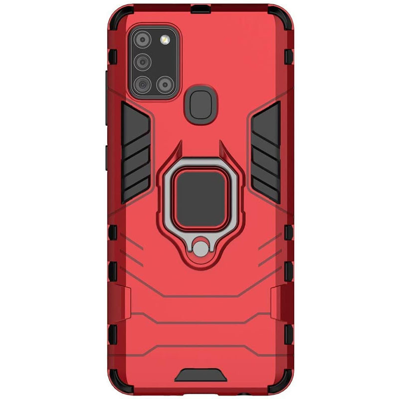 

Ударостійкий чохол Transformer Ring for Magnet на Samsung Galaxy A21s (Червоний / Dante Red) 925671