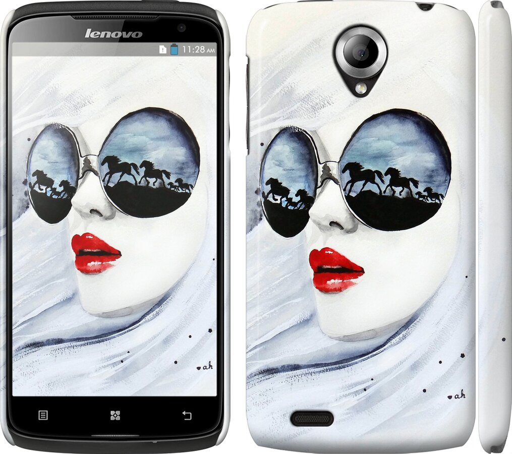 

Чохол Дівчина аквареллю на Lenovo S820 89833