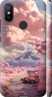 Чехол Розовые облака для Xiaomi Mi A2