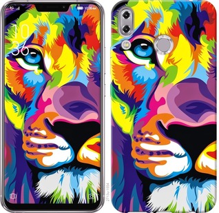 

Чехол Разноцветный лев для Asus Zenfone Max Pro M2 ZB631KL 702449