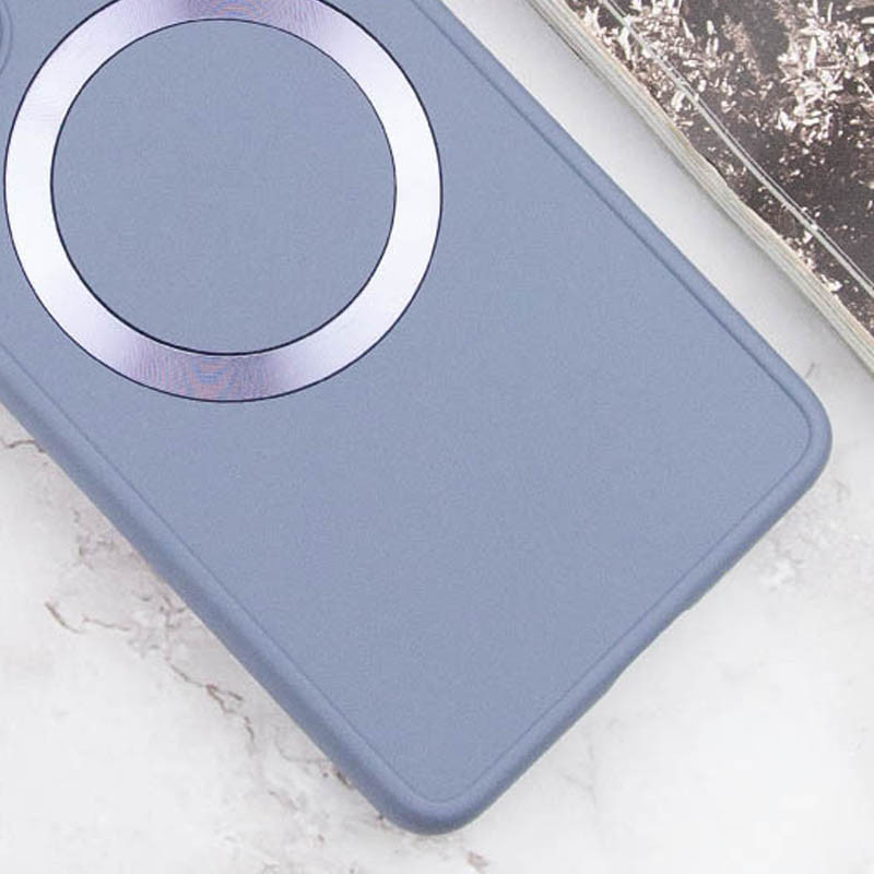 Фото TPU чехол Bonbon Metal Style with Magnetic safe для Xiaomi Redmi Note 13 Pro+ (Серый / Lavender) на vchehle.ua