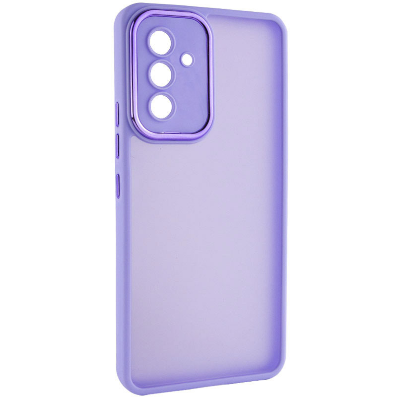 TPU+PC чохол Accent на Samsung Galaxy A25 5G (White / Purple)