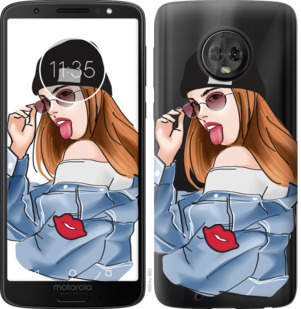 

Чехол Девушка v3 для Motorola Moto G6 843218