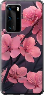 Чехол Пурпурная сакура для Huawei P40 Pro