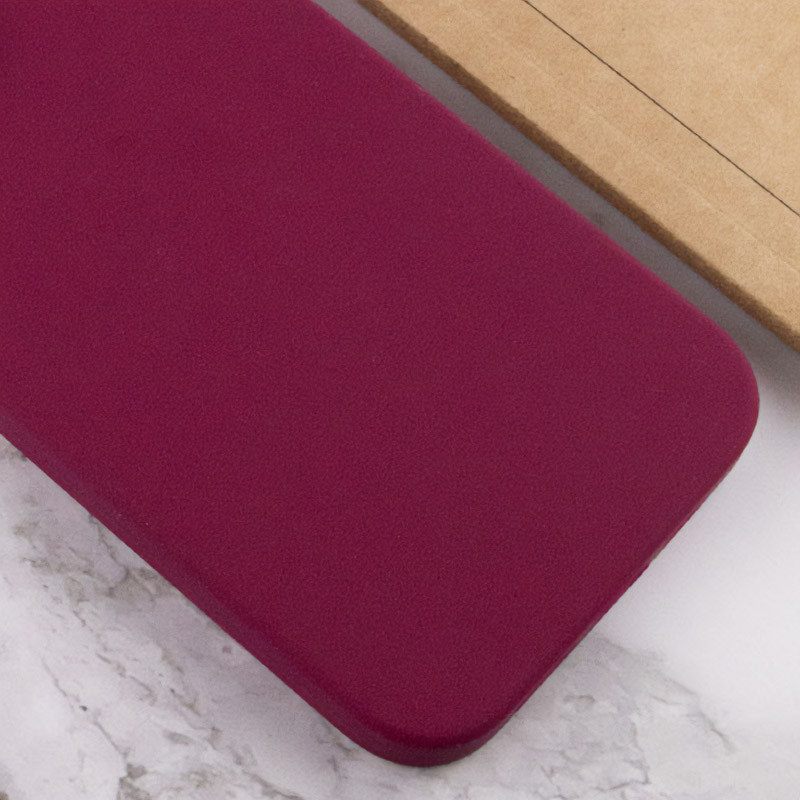 Фото Чехол Silicone Case Full Protective (AA) NO LOGO для Apple iPhone 12 Pro Max (6.7") (Бордовый / Maroon) на vchehle.ua