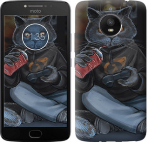 Чехол gamer cat для Motorola Moto E4 Plus