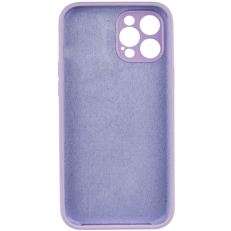 Чехол Silicone Case Full Camera Protective (AA) NO LOGO для Apple iPhone 12 Pro Max (6.7") (Сиреневый / Lilac) в магазине vchehle.ua