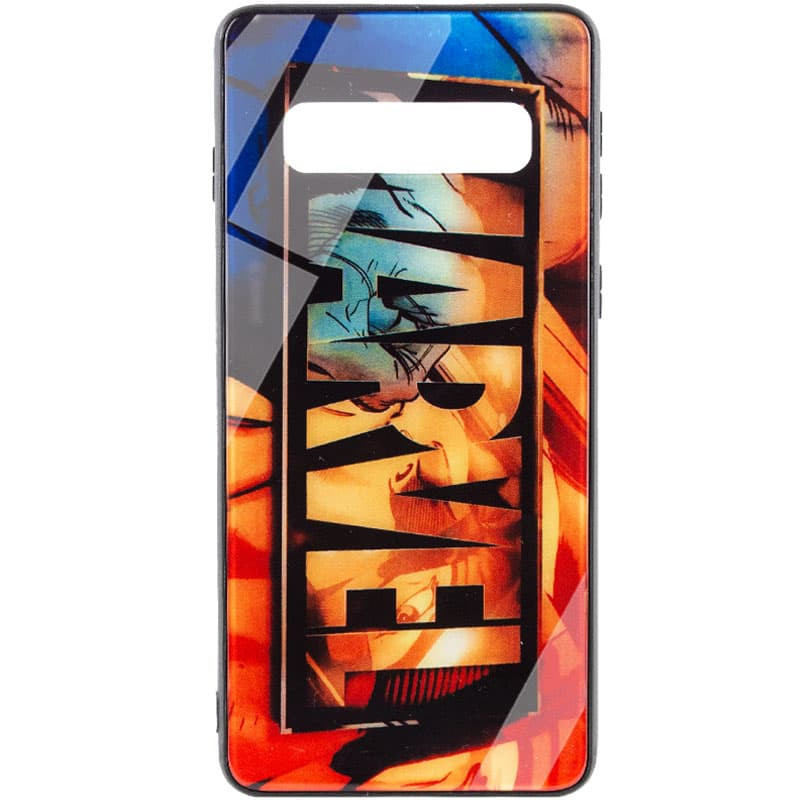 TPU+Glass чохол Diversity на Samsung Galaxy S10 (Marvel)