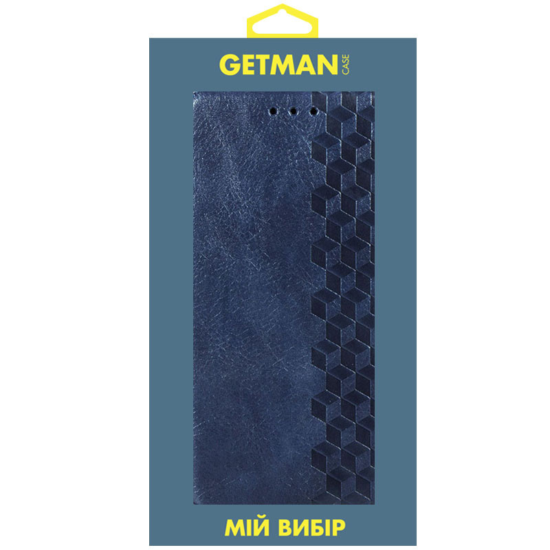 Купити Шкіряний чохол книжка GETMAN Cubic (PU) на Xiaomi Redmi 9A (Синій) на vchehle.ua