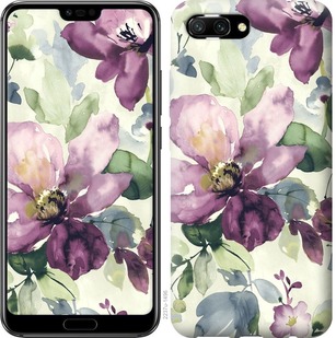 

Чехол Цветы акварелью для Huawei Honor 10 668352