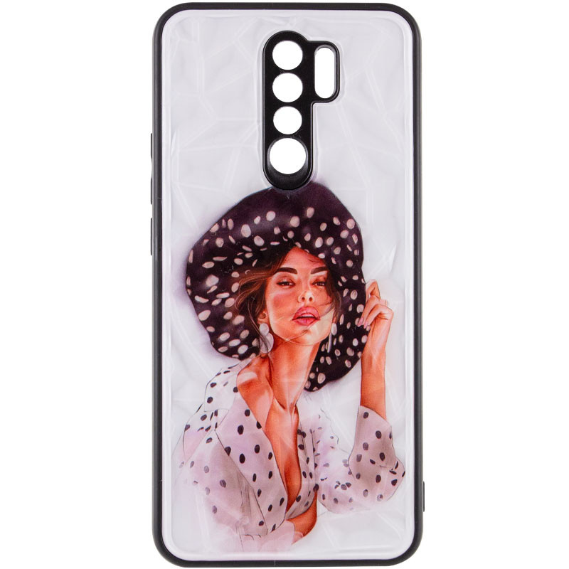 Фото TPU+PC чохол Prisma Ladies на Xiaomi Redmi 9 (Girl in a hat) на vchehle.ua