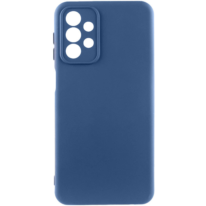 Чохол Silicone Cover Lakshmi Full Camera (AA) на Samsung Galaxy A32 5G / M32 5G (Синій / Navy Blue)