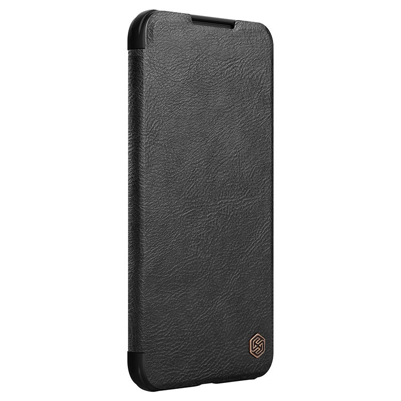 Фото Кожаный чехол (книжка) Nillkin Qin Pro Camshield для Samsung Galaxy S22 (Черный) в магазине vchehle.ua