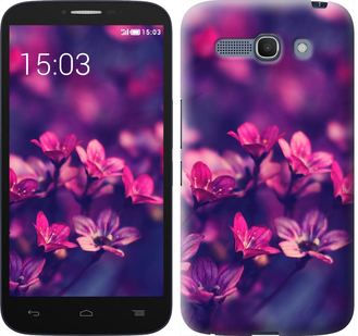 

Чехол Пурпурные цветы для Alcatel One Touch POP C9 176824