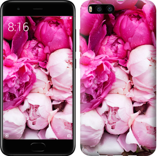 

Чехол Розовые пионы для Xiaomi Mi Note 3 630589