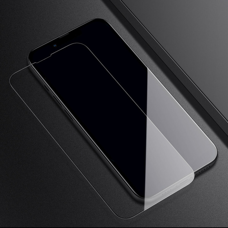 Захисне скло Nillkin (CP+PRO) на Apple iPhone 13 / 13 Pro / 14 / 16e (6.1") (Чорний) в магазині vchehle.ua