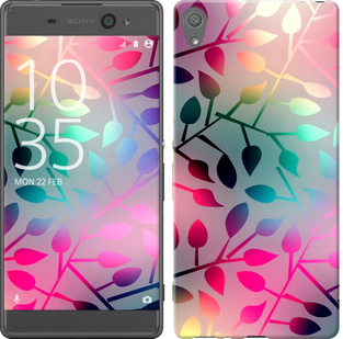 Чехол Листья для Sony Xperia XA F3112