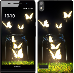 Чохол Метелики на Huawei Ascend P6