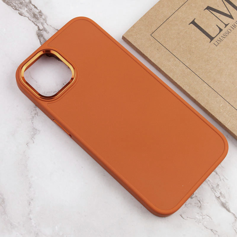 TPU чохол Bonbon Metal Style на Apple iPhone 12 Pro Max (6.7") (Помаранчевий / Papaya) в магазині vchehle.ua