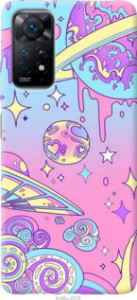Чехол Розовая галактика для Xiaomi Redmi Note 11S