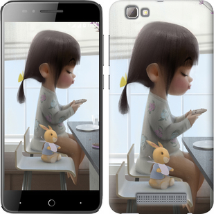 

Чохол Мила дівчинка з зайчиком на ZTE A610 636850