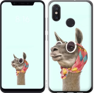 

Чехол Модная лама для Xiaomi Mi8 753307
