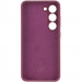 Фото Чехол Silicone Cover Lakshmi Full Camera (AAA) with Logo для Samsung Galaxy S24+ (Бордовый / Plum) на vchehle.ua