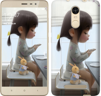 

Чехол Милая девочка с зайчиком для Xiaomi Redmi Note 3 636660