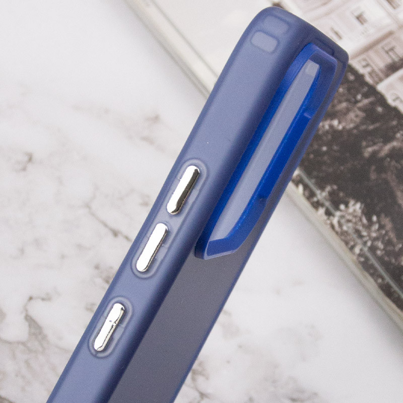 Купить TPU+PC чехол Magic glow with protective edge для Xiaomi Redmi 12C (Blue) на vchehle.ua