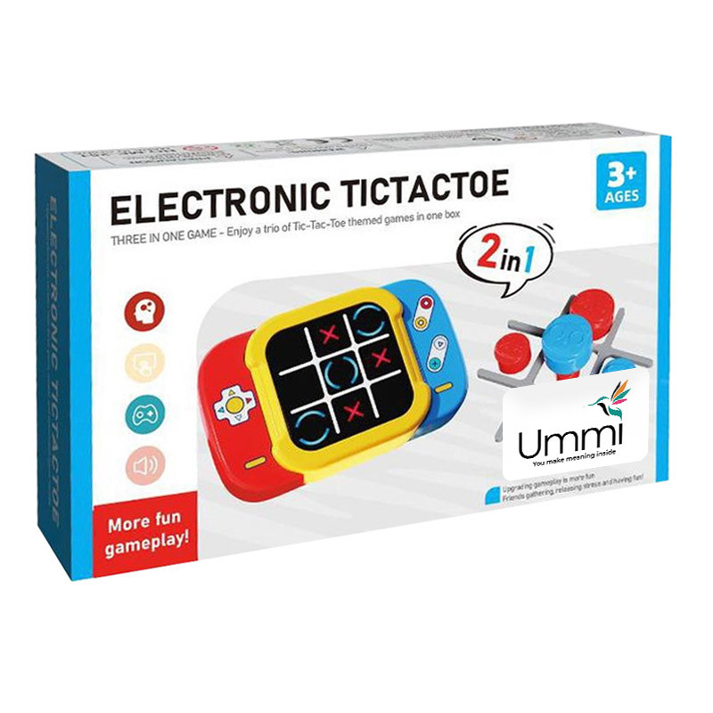 Купити Портативна інтерактивна гра Ummi ME-252 2in1 Electronic Tic-Tac-Toe (Yellow) на vchehle.ua
