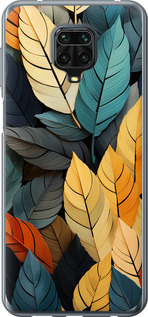 

Чохол Кольорове листя для Xiaomi Redmi Note 9 Pro 1629400