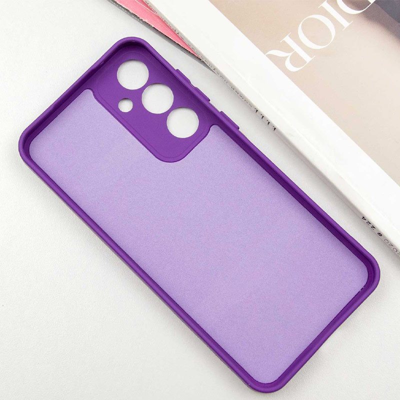 Фото Чохол TPU GETMAN Liquid Silk на Samsung Galaxy S24 FE (Фіолетовий / Purple) в маназині vchehle.ua