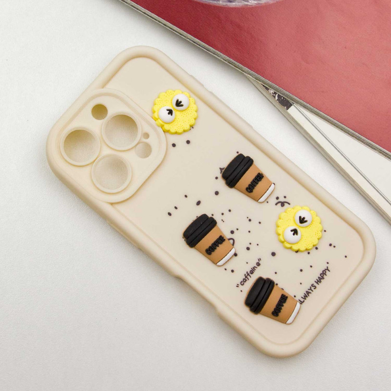 Фото Чехол TPU Toys Case для Apple iPhone 16 Pro Max (6.9") (Sand / Always Happy) на vchehle.ua