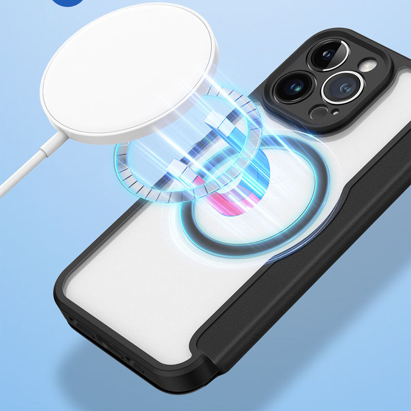 Чехол-книжка Dux Ducis Skin X Pro with Magnetic safe для Apple iPhone 14 Pro Max (6.7") (Black) в магазине vchehle.ua