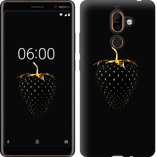 

Чехол Черная клубника для Nokia 7 Plus 624327