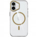 Фото Чехол TPU Space Case Apex with Magnetic Safe для Apple iPhone 16 (6.1") (Gold) на vchehle.ua