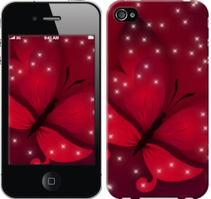 Чехол Лунная бабочка для iPhone 4