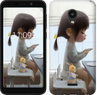 

Чохол Мила дівчинка з зайчиком на Meizu C9 688870