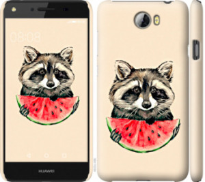 Чехол Енотик с арбузом для Huawei Y5 II