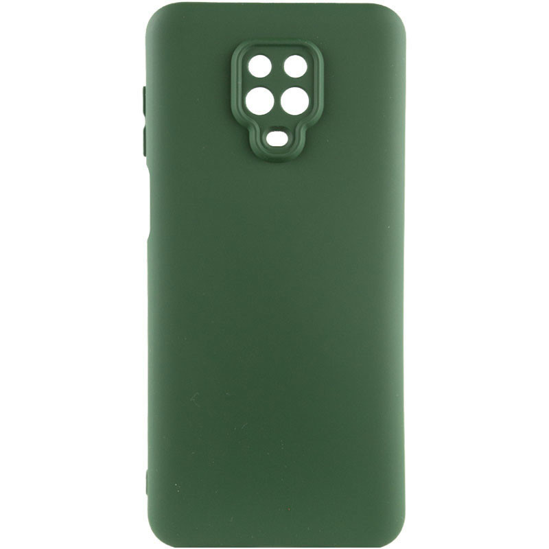 Чехол Silicone Cover Lakshmi Full Camera (AAA) для Xiaomi Redmi Note 9s / Note 9 Pro /Note 9 Pro Max (Зеленый / Cyprus Green)