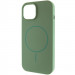 Чехол Silicone Case Full Protective (AA) NO LOGO with Magnetic Safe для Apple iPhone 11 Pro Max (6.5") (Зеленый / Pine green)
