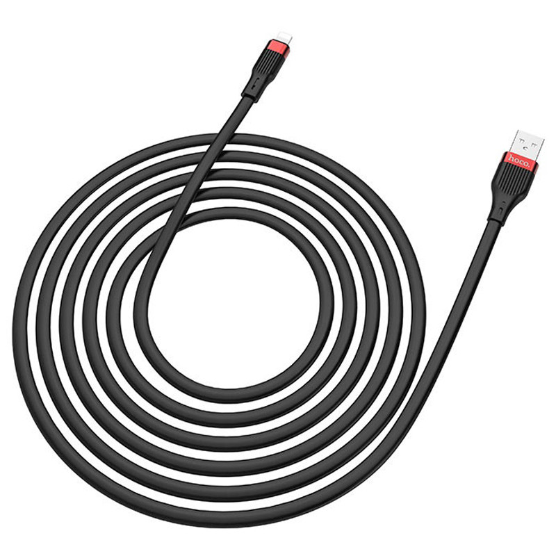 

Дата кабель Hoco U72 "Forest Silicone" Lightning (1.2м) (Чорний) 880193