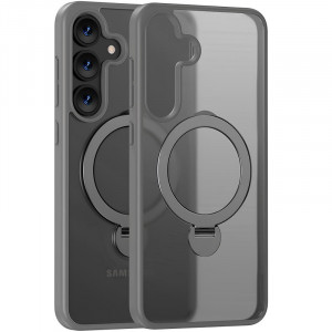 TPU+PC чехол Magnetic Safe Colorful HQ Ring для Samsung Galaxy S25