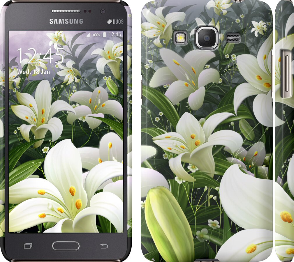 

Чохол Білі лілії на Samsung Galaxy Grand Prime G530H 245634