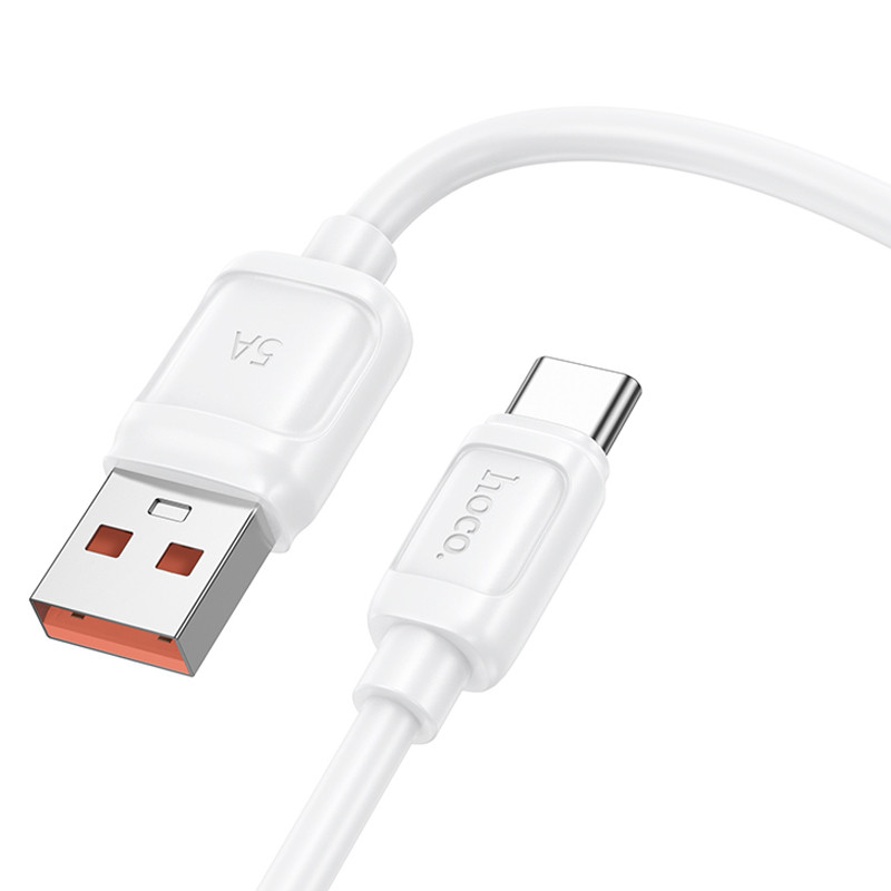 Фото Дата кабель Hoco X115 Surpass USB для Type-C 100W (1m) (White) в маназині vchehle.ua