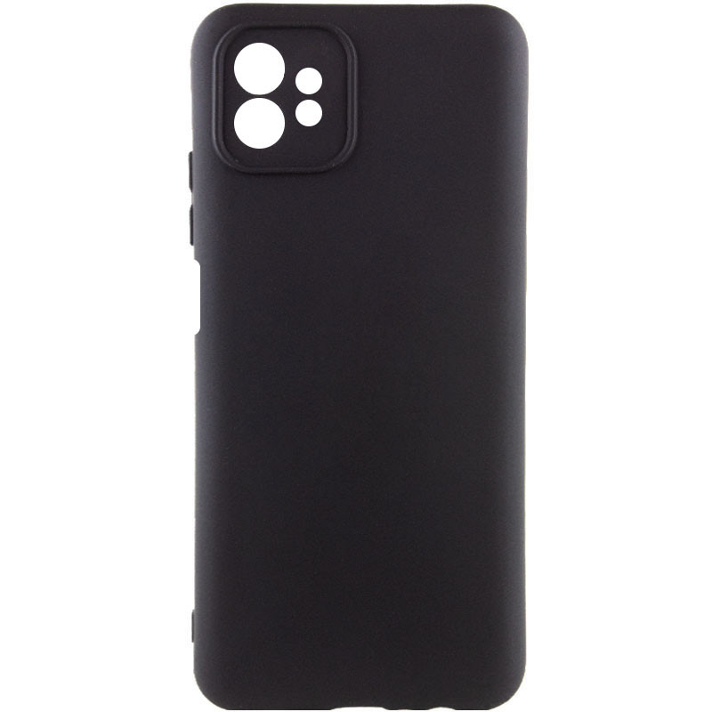 Чохол TPU GETMAN Liquid Silk Full Camera на Motorola Moto G32 (Чорний / Black)