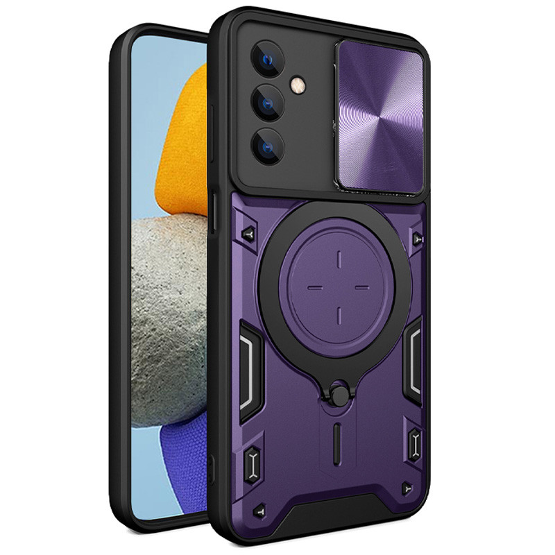 Фото Удароміцний чохол Bracket case with Magnetic на Samsung Galaxy A25 5G (Purple) на vchehle.ua